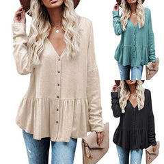 Casual Long Sleeve Knitted Cardigan Top