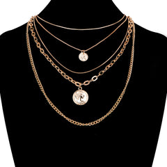 Stylish Alloy Multilayer Necklace