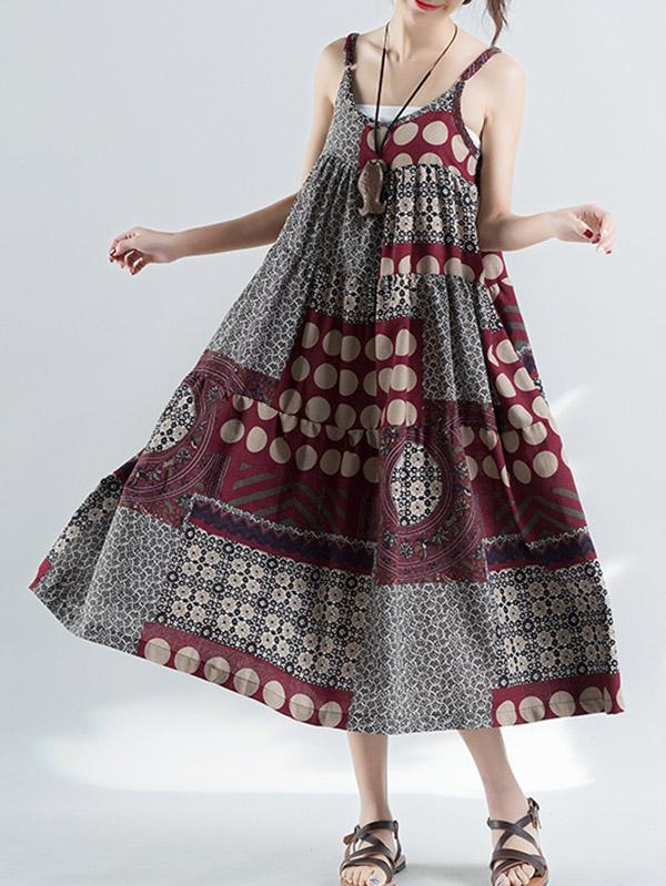 Loose National Slip Dress