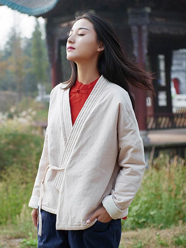 Retro Improved Short Hanfu Coat