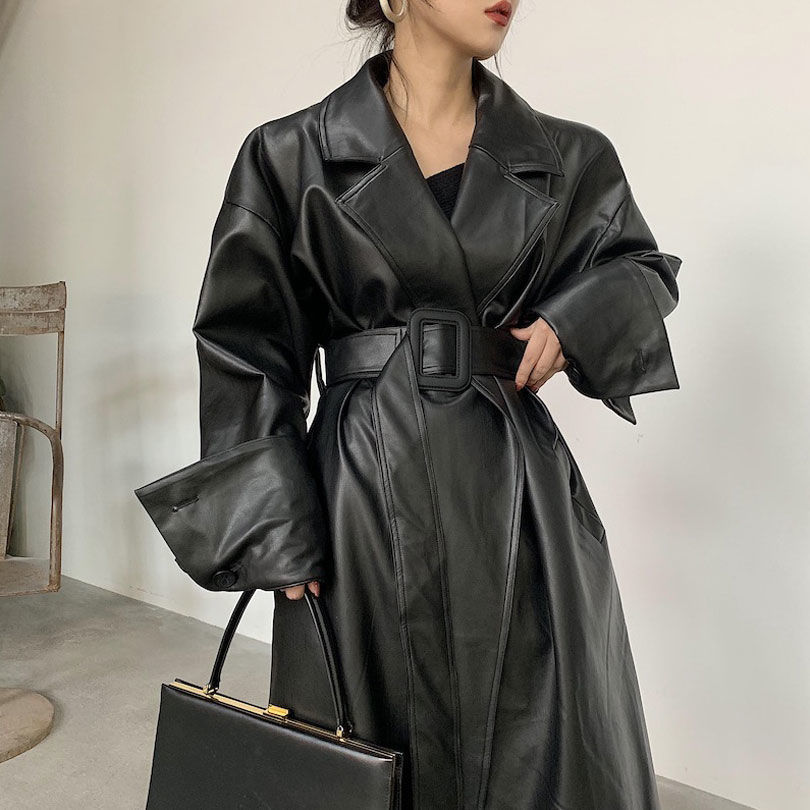 Retro Waist-Cinching And Strappy Long Coats