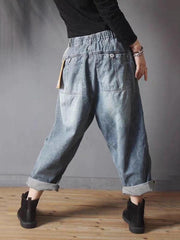 Loose Jean Harem Pants