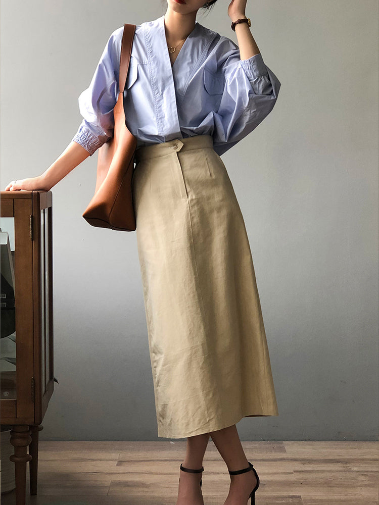 Loose Casual Half Sleeve Shirt