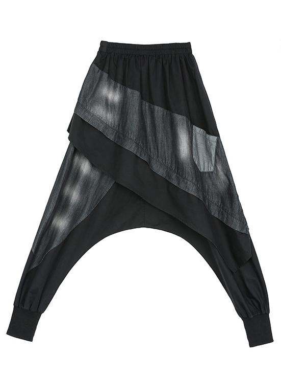 False Two Split-joint Punk Harem Pants