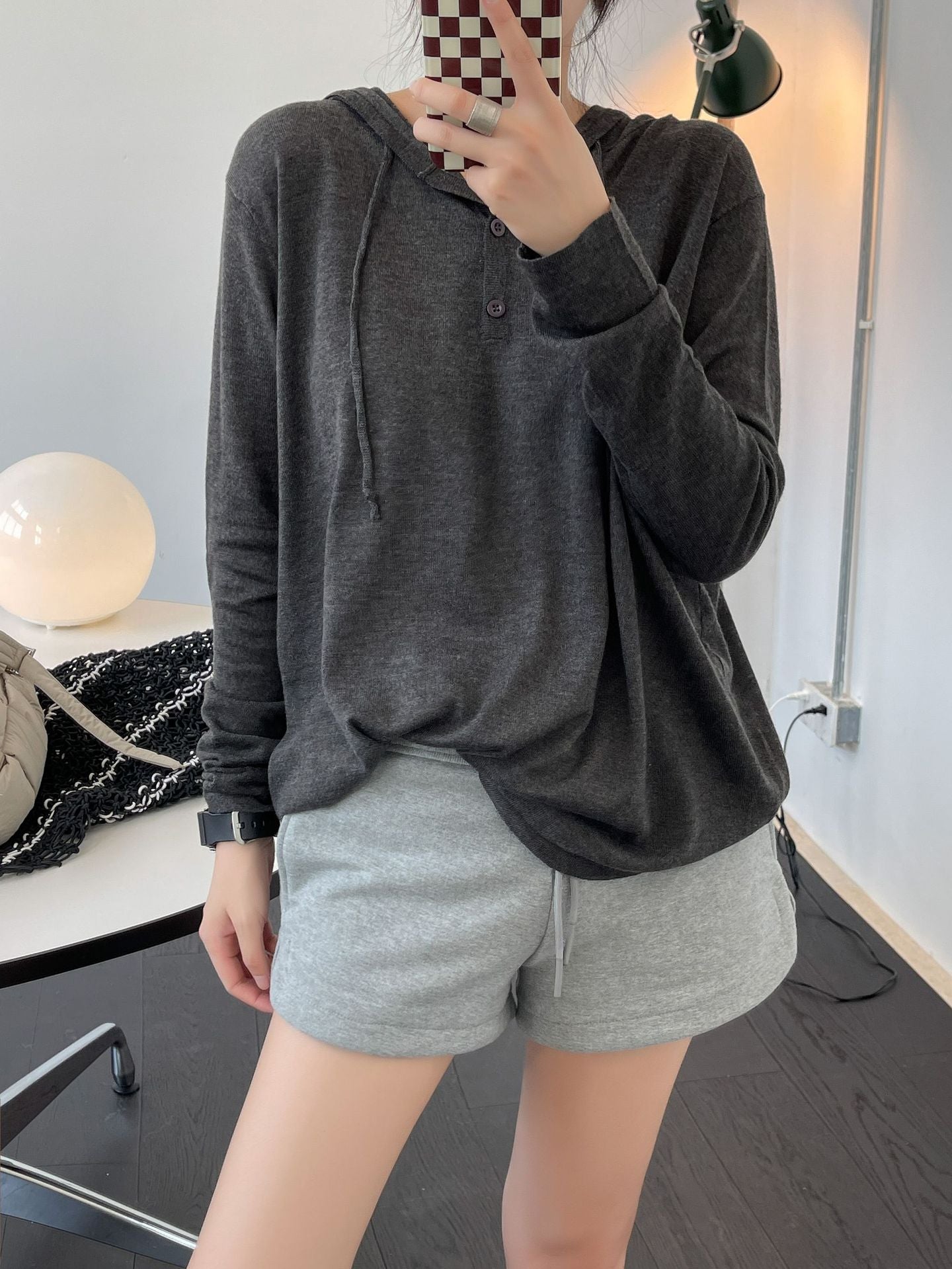 Soft And Comfortable Hooded Wool Sweater