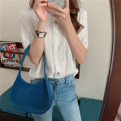 Women Retro Simple One Shoulder Handbag