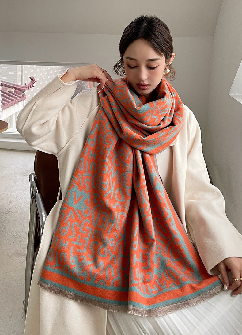 Retro Printed All-Match Scarf Shawl