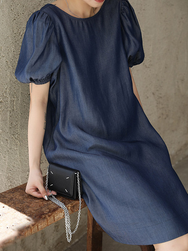 Original Bishop Sleeve Elasticity Waist Dress