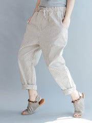 Loose Comfortable Lace-up Haroun pants