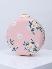 Printed Round Hand Bag