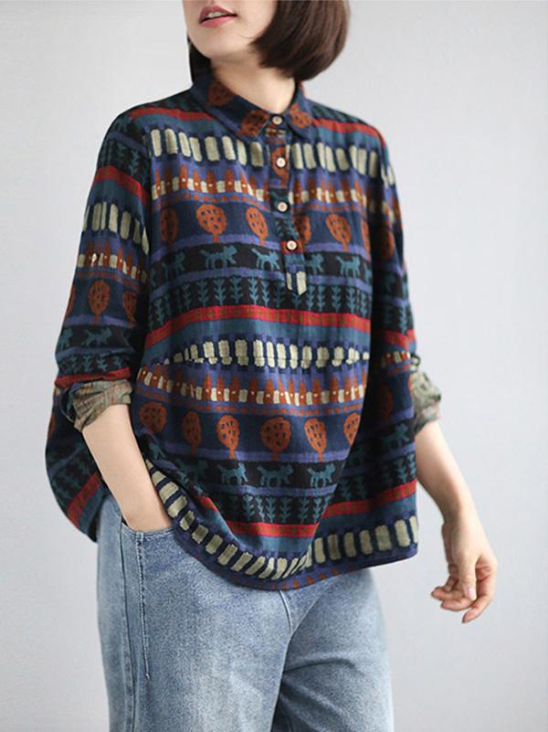 Casual National Printed Shirt