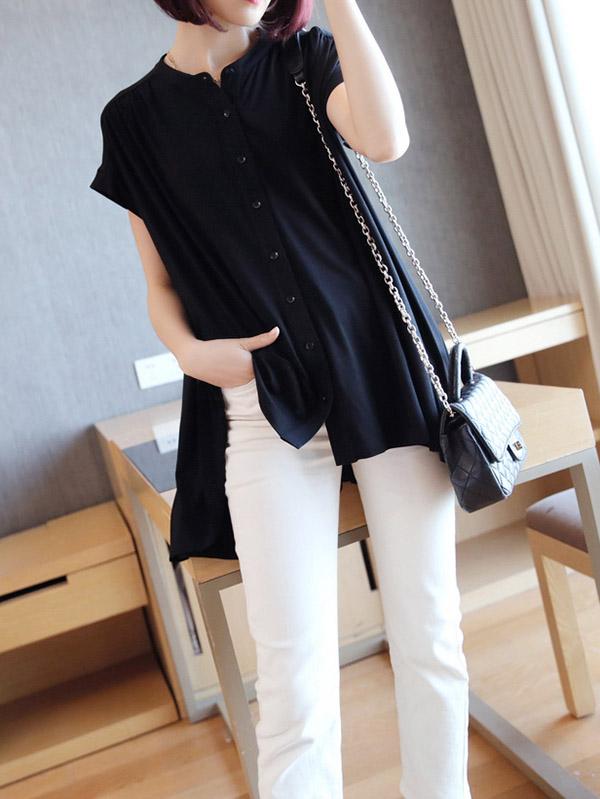 Casual Cropped Light Cool Shirts