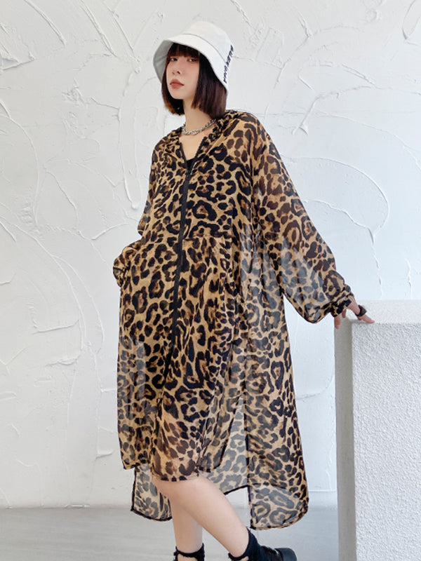 Lightweight Irregular Hooded Loose Casual Shirt