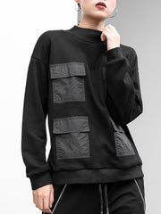 Women Round Neck Pullover Sweatshirt