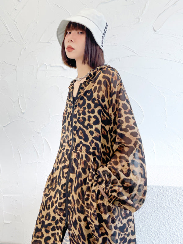 Lightweight Irregular Hooded Loose Casual Shirt