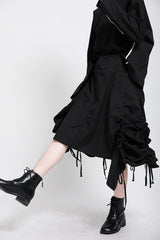 Women Irregular Pleated Skirt