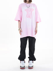 Print Loose Short Sleeve Unisex T-Shirt