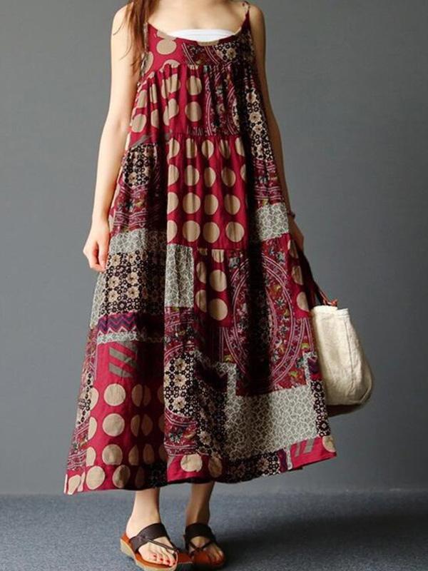 Loose National Slip Dress