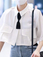 Original Lapel Shirt Blouse Tops