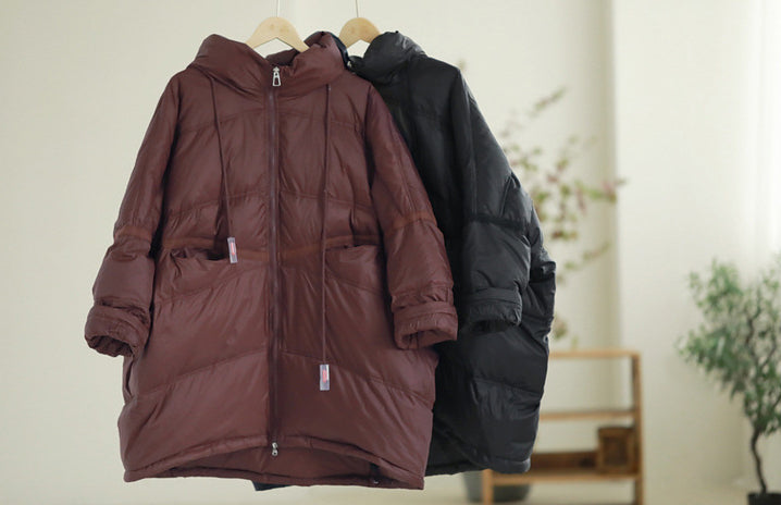 Casual Hooded Loose Down Coat