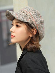 Vintage Plaid Beret