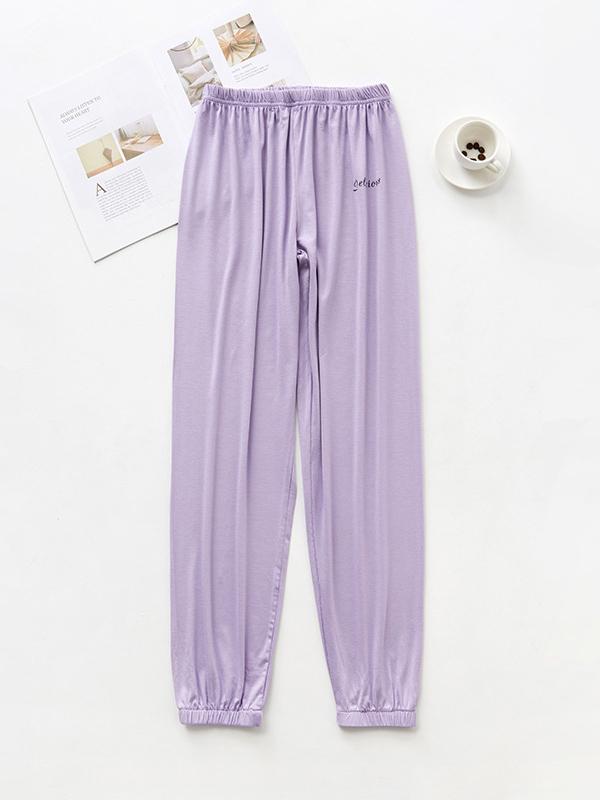 Comfortable Solid Pajama Pants