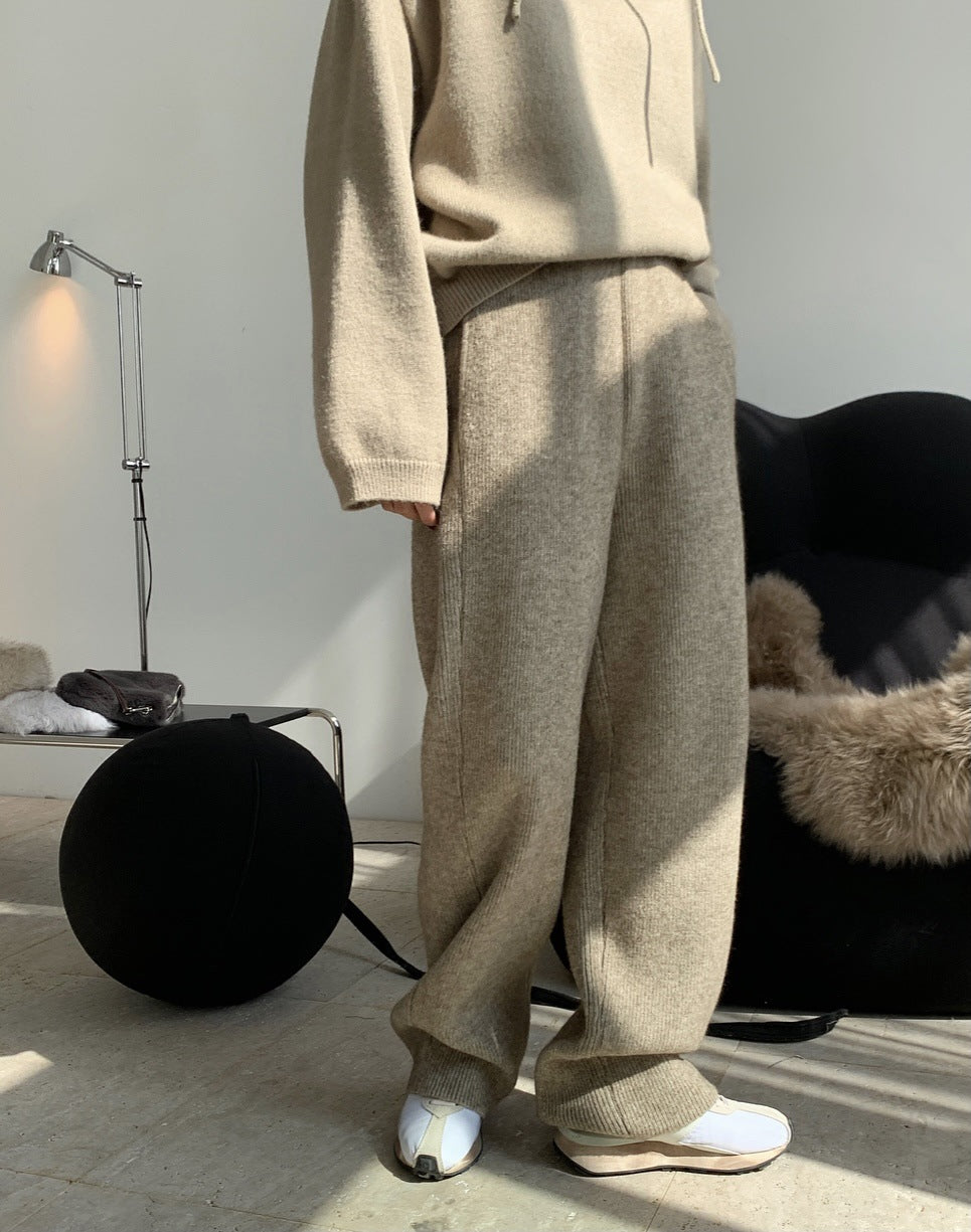 Women High Waist Loose Casual Pants