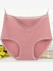 3Pcs Casual Breathable High Waist Seamless Panties