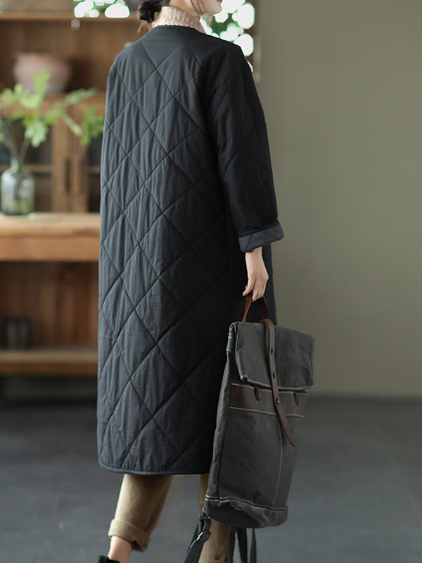 Loose Single-Breasted Casual Coat