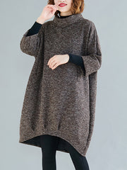 Plus Size Knitted Loose Dress