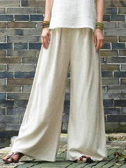 Vintage Casual Yoga Loose Wide Leg Pants