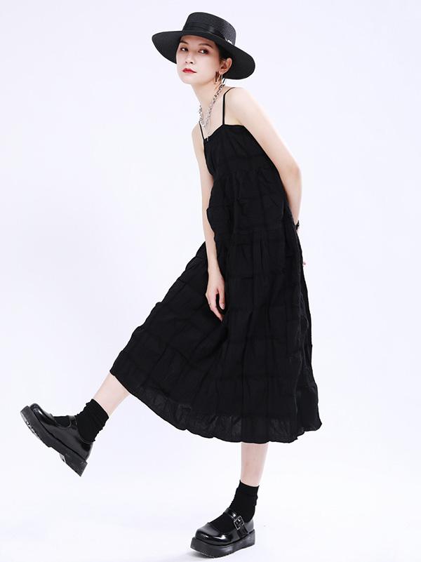 New Casual Sleeveless Suspender Dress