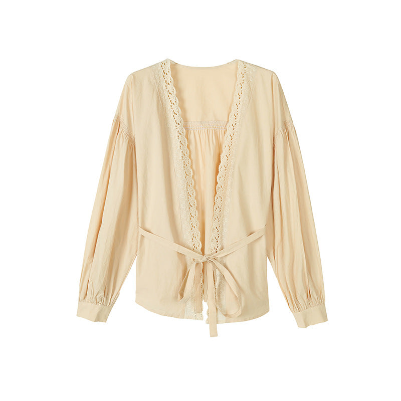 Women Simple Casual V-Neck Shirt