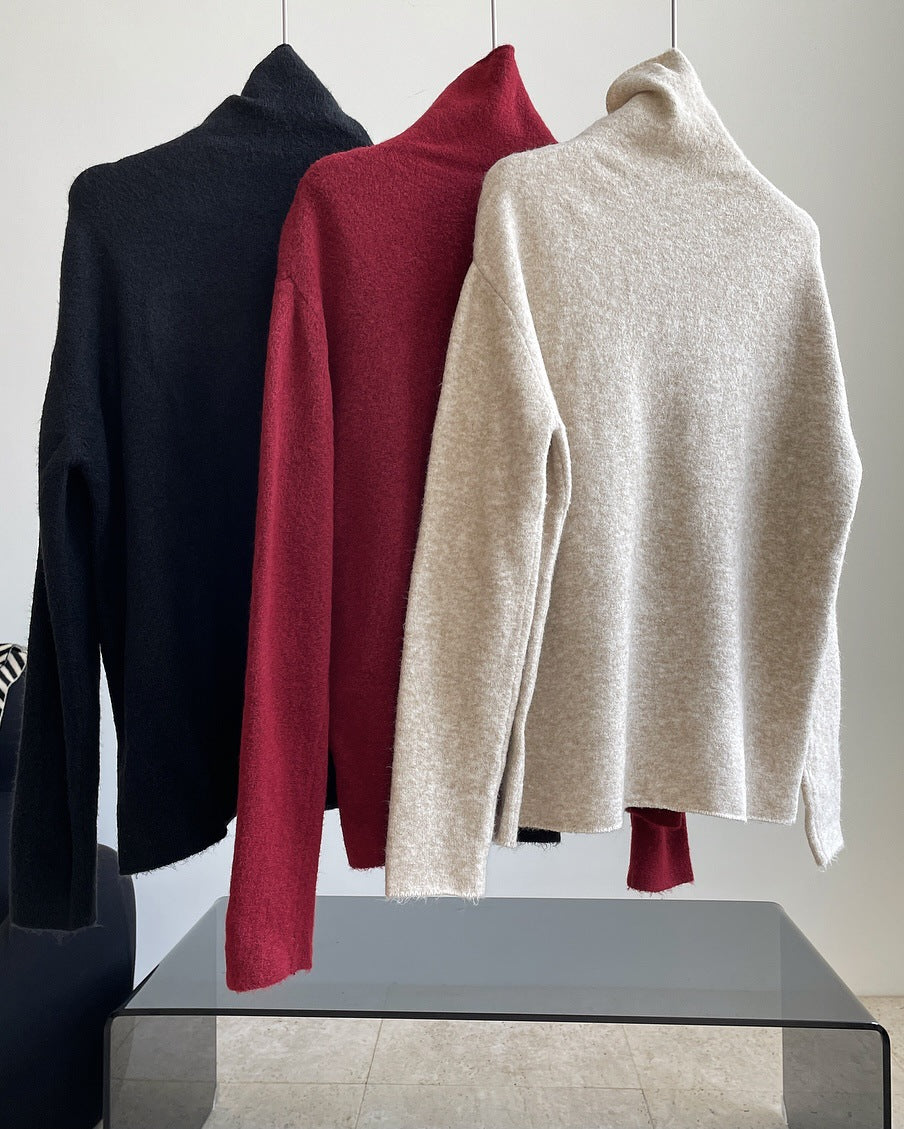 Casual Comfortable Turtleneck Sweater