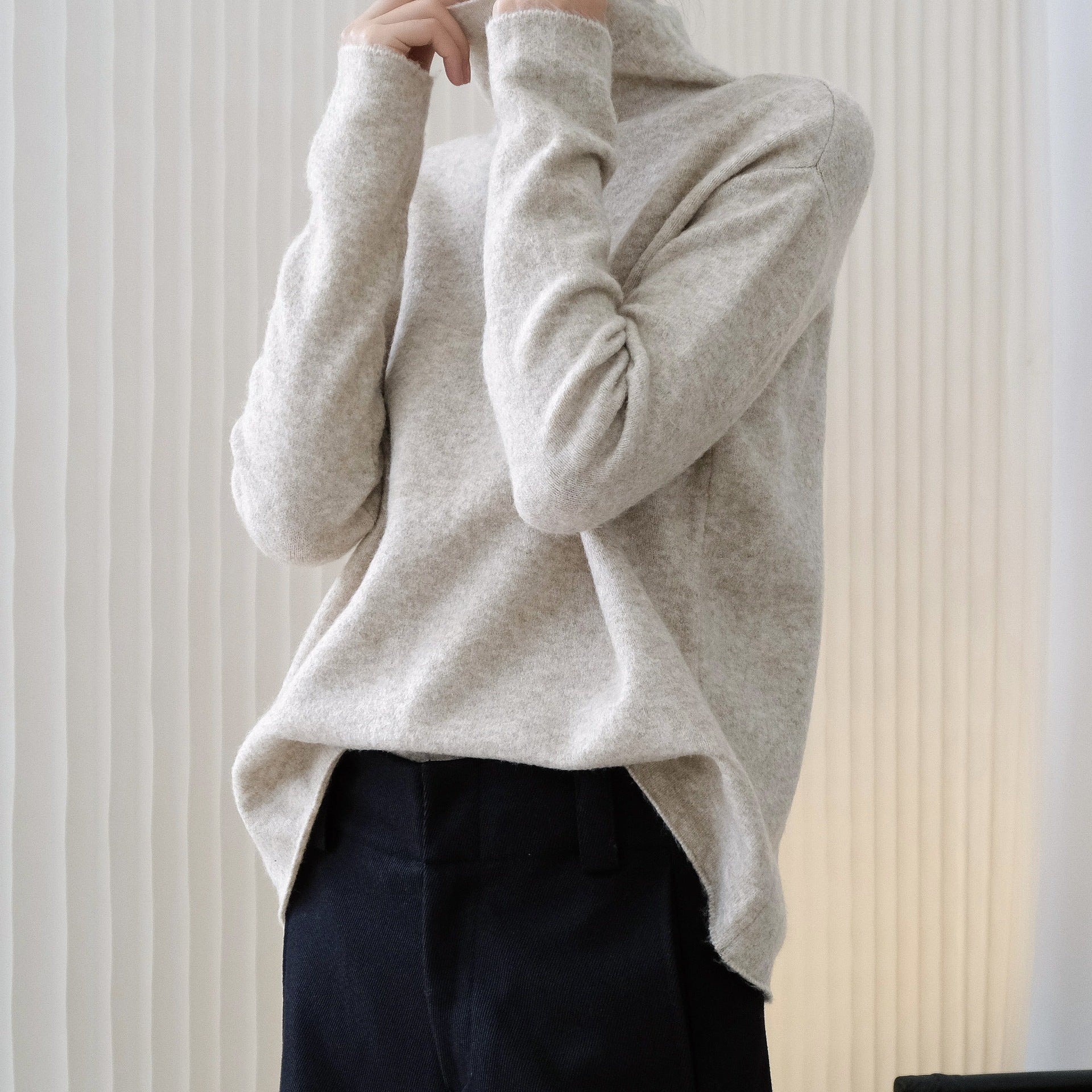 Casual Comfortable Turtleneck Sweater