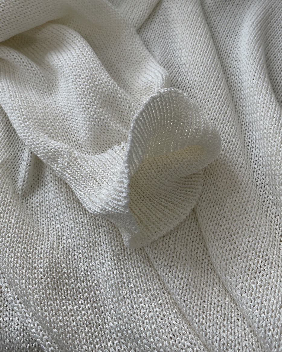 Simple Solid Color Crewneck Sweater