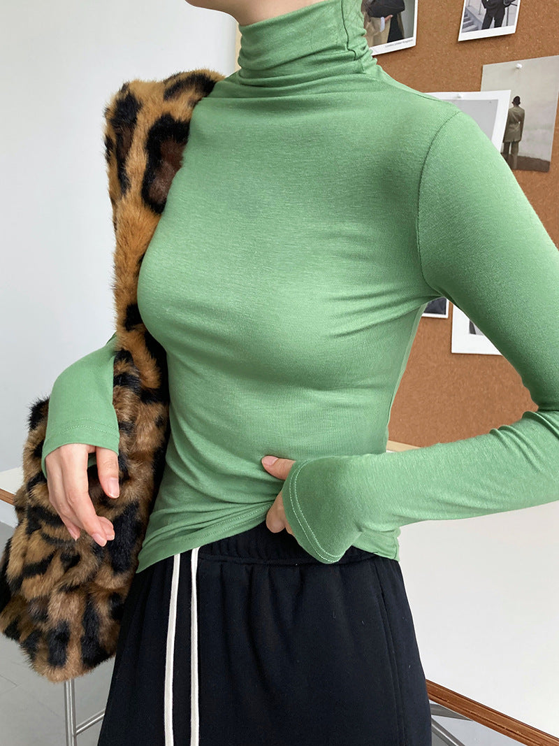 Casual Comfortable Turtleneck T-Shirt