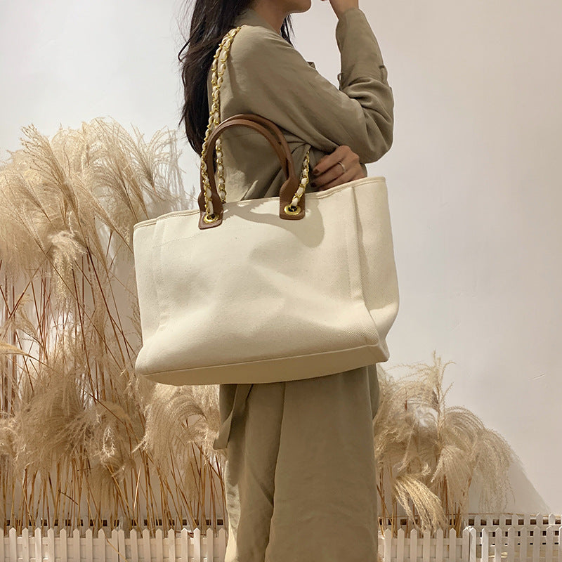 Large Capacity Single Shoulder Canvas Bag