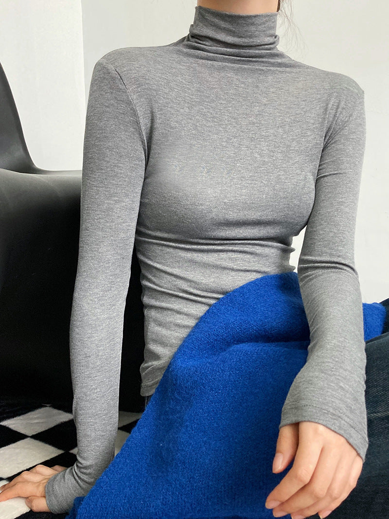 Casual Comfortable Turtleneck T-Shirt