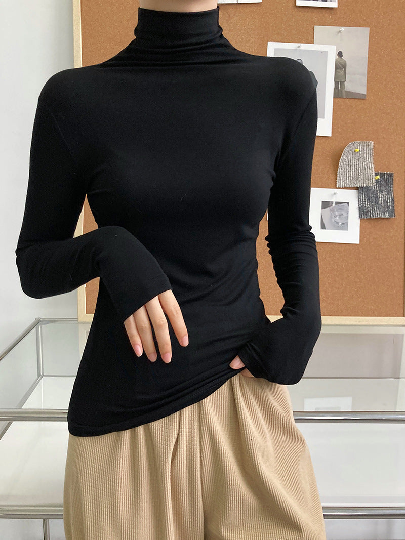 Casual Comfortable Turtleneck T-Shirt