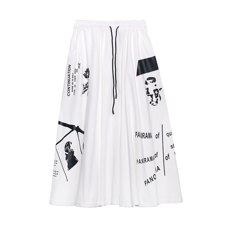 Retro Personalized Sweater Skirt Two Piece Skirt