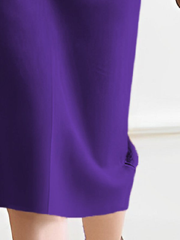 Solid Color Skirts Bottoms