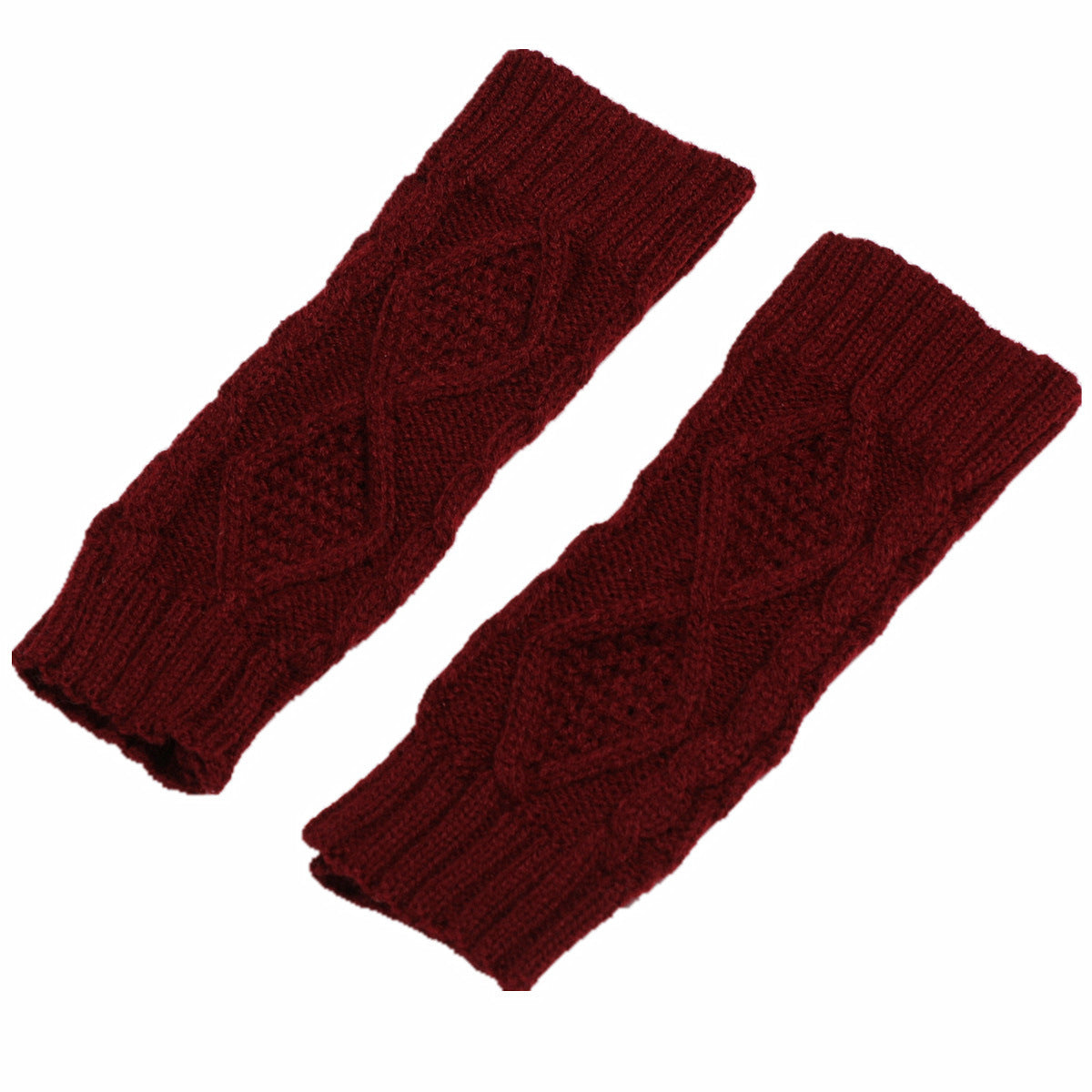 Retro Plaid Half Fingerless Gloves