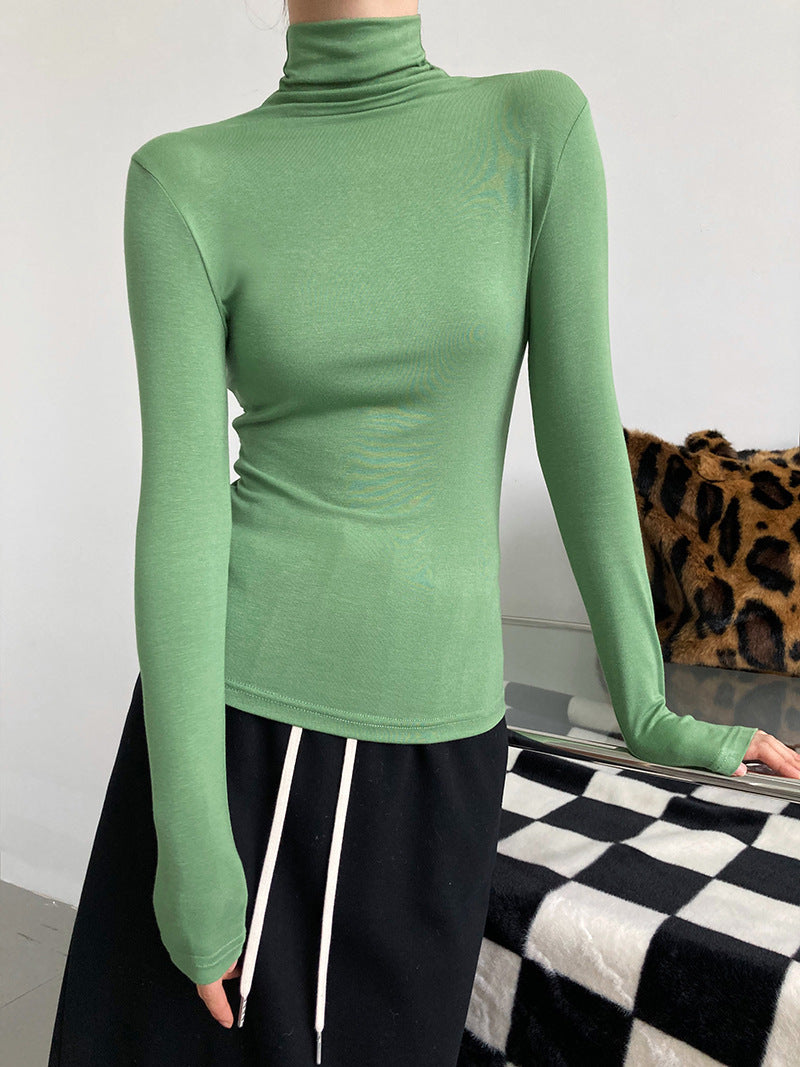 Casual Comfortable Turtleneck T-Shirt