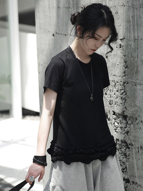 Original Solid Irregular Summer Shorts