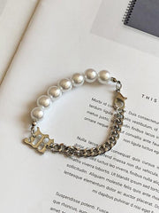 Chic Pearl Split-Joint Necklace&Bracelet Sets