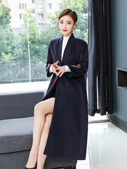 Retro Oriental Charm Solid Color Tang Suit  Overcoat