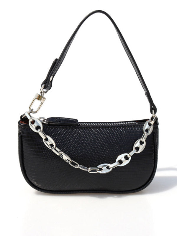 Casual Solid Chain Simpel Shoulder Bag