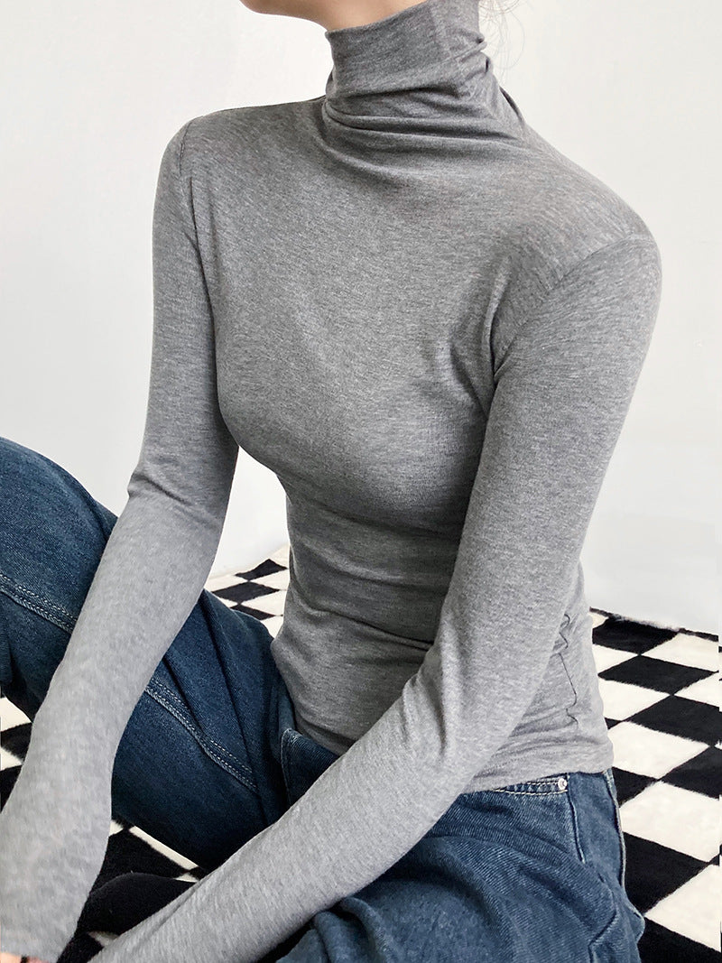 Casual Comfortable Turtleneck T-Shirt