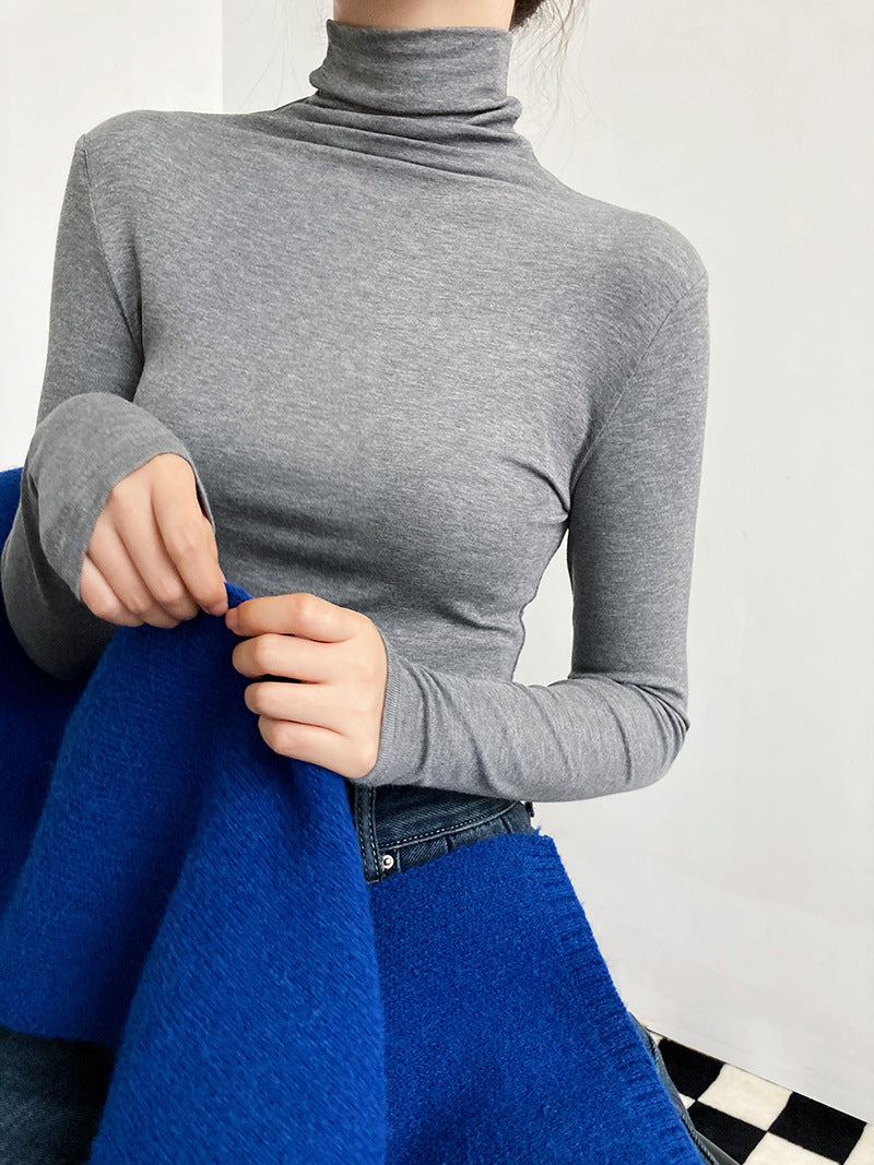 Casual Comfortable Turtleneck T-Shirt